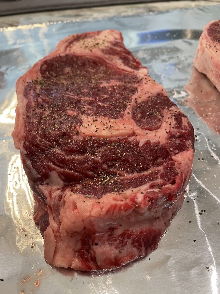 Fresh Ribeye Steaks from Public - Headed to the Sous Vide Bath